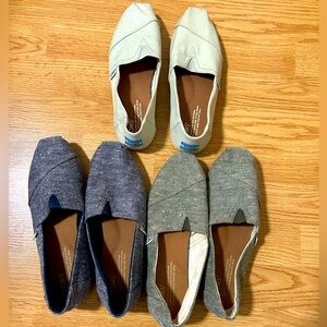 Lot of Toms Shoes Women Size 7.5